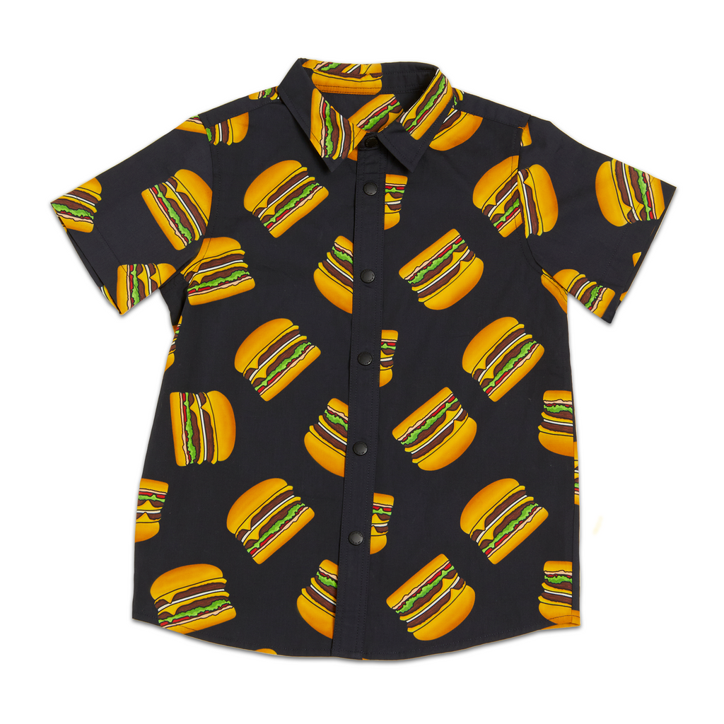 front of Youth Double-Double Button-Up