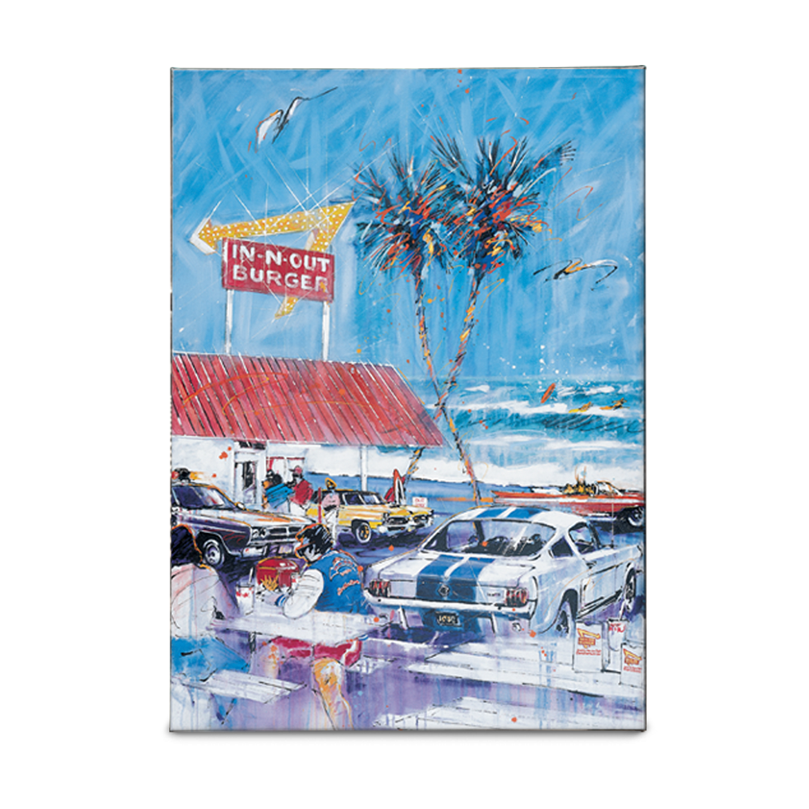 At the Beach Canvas InNOut Burger Company Store
