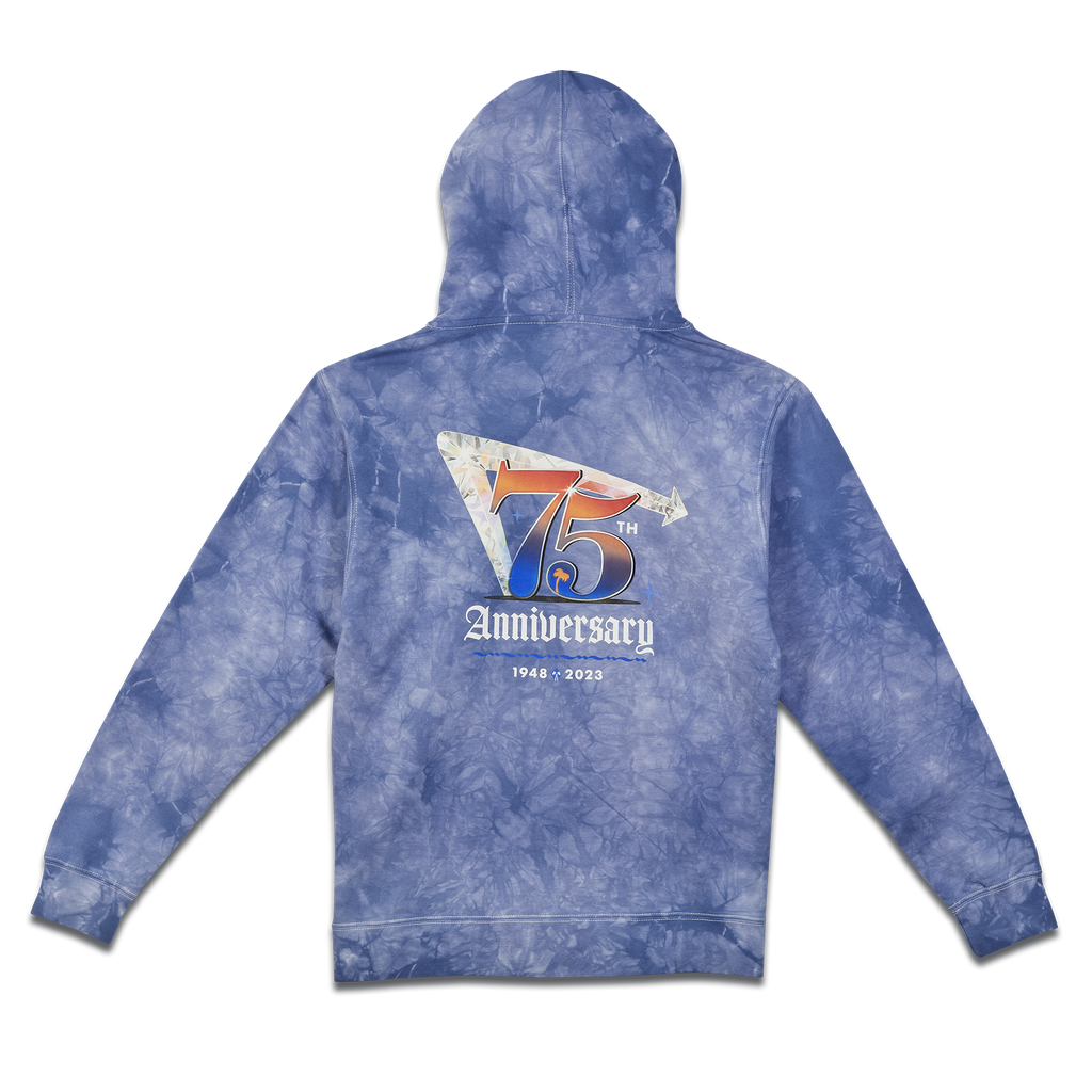 75th Anniversary Tie Dye Hooded Sweatshirt In N Out Burger Company Store