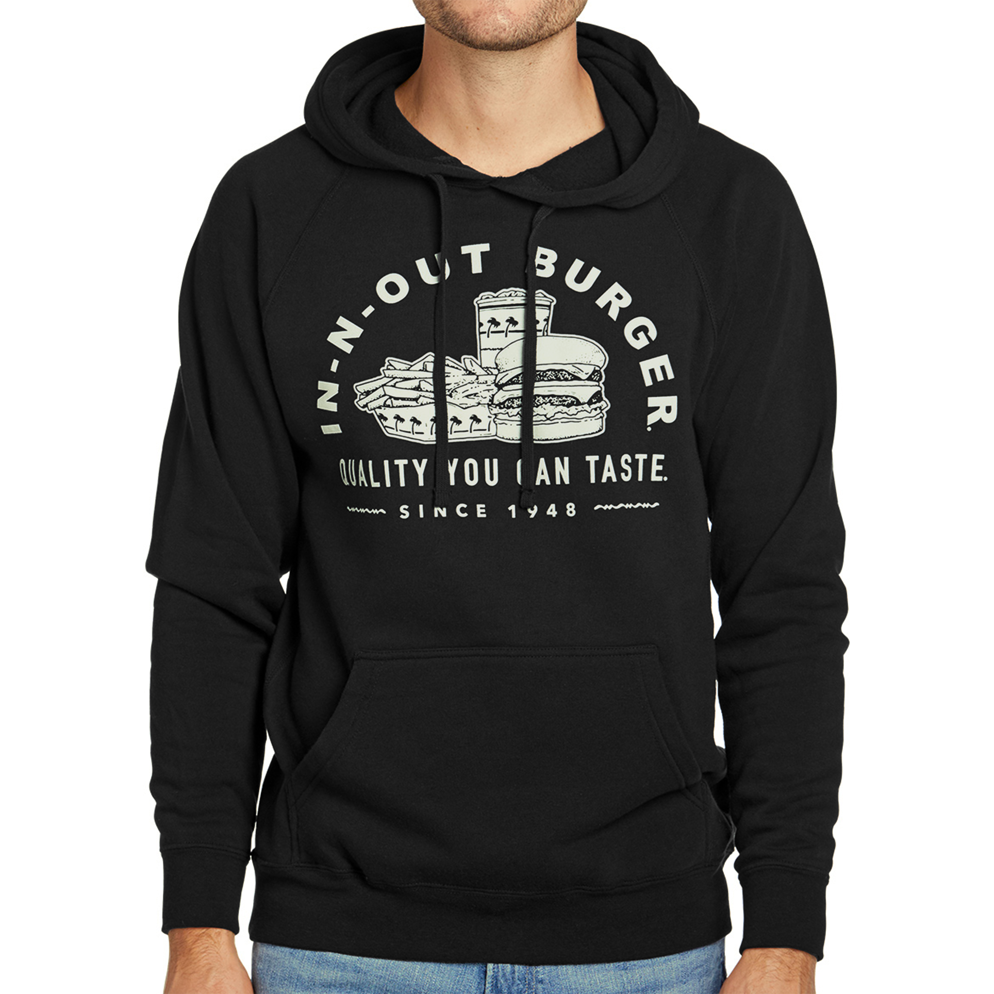 Quality black hoodie sales