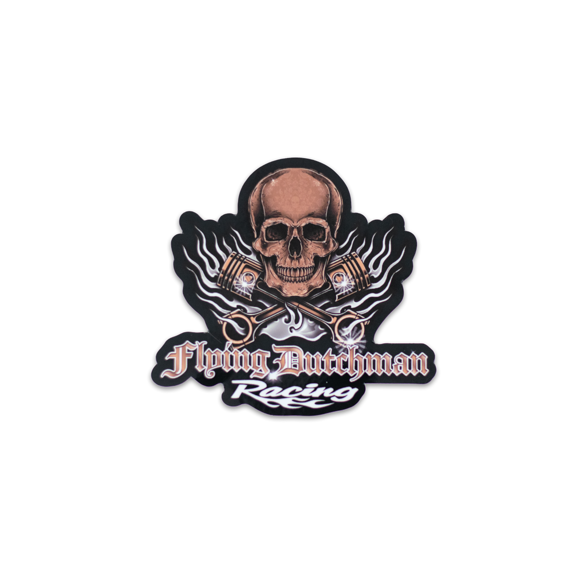 Skull Racing Sticker Flying Dutchman Racing Skull Sticker – In-N-Out Burger Company Store