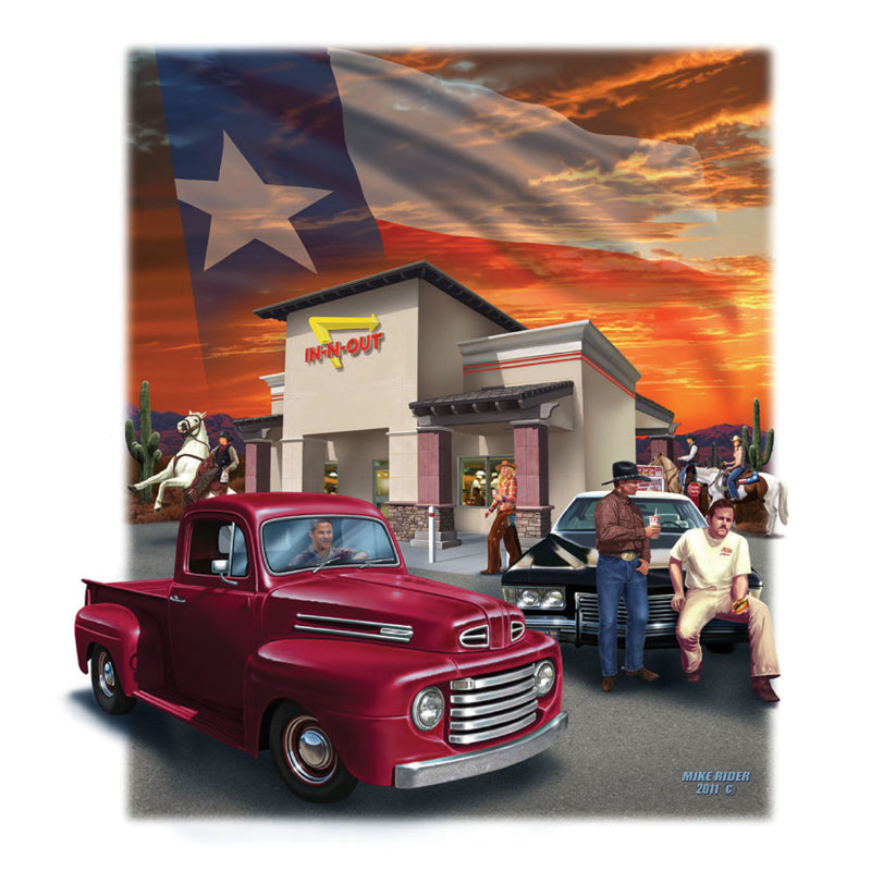 artwork of 2011 texas t-shirt