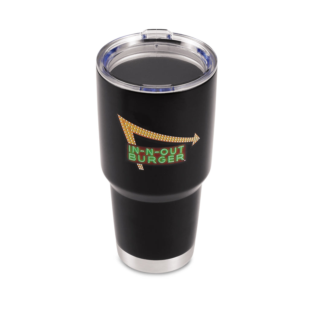 front of STAINLESS STEEL TUMBLER